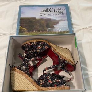 Cliffs by white mountain wedge sandals. Only wore a few times.